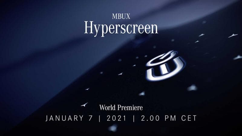 Дисплей Mercedes-Benz Hyperscreen